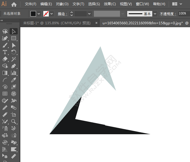 ai中怎么設計三角主題LOGO的方法