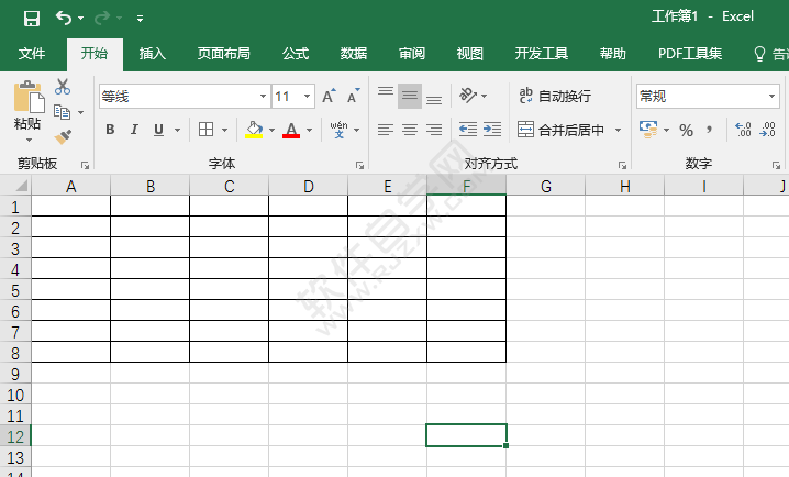 EXCEL2016怎么顯示或隱藏網(wǎng)格線的方法