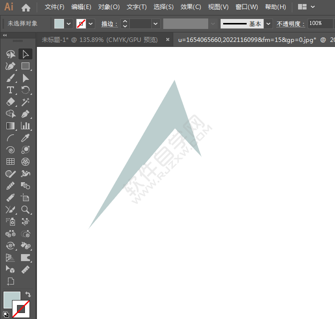 ai中怎么設計三角主題LOGO的方法