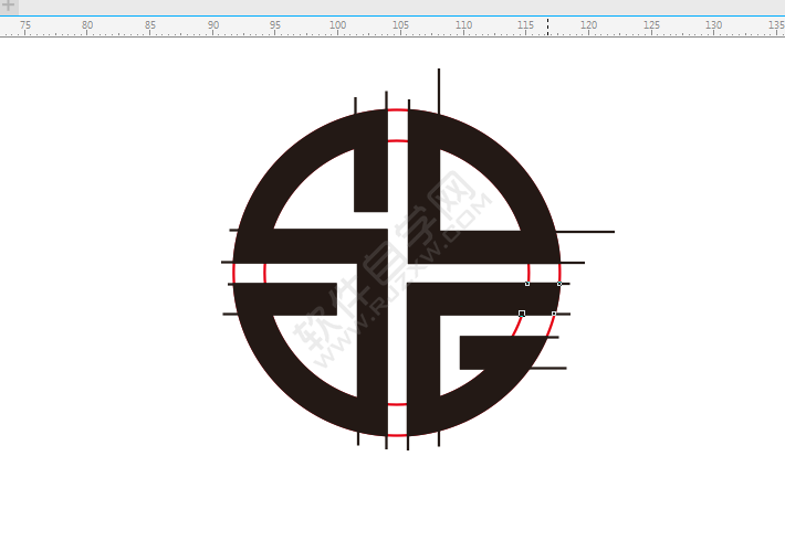 用CDR設計一個SDG英文的LOGO