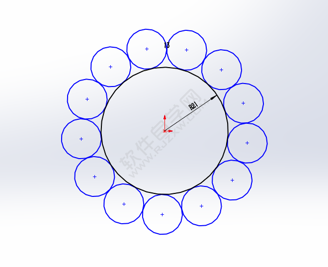 用solidworks幾何關系畫草圖平面圖的方法
