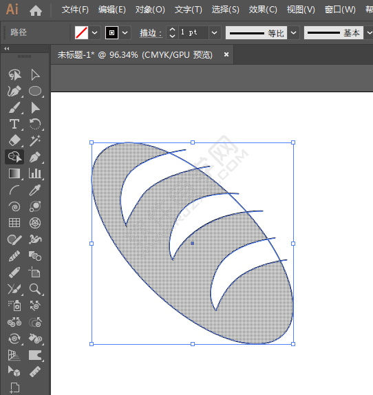 教你用AI畫毛毛蟲面包卡通圖