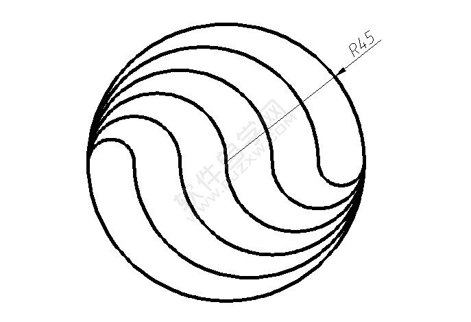 solidworks畫相切圓技巧練習
