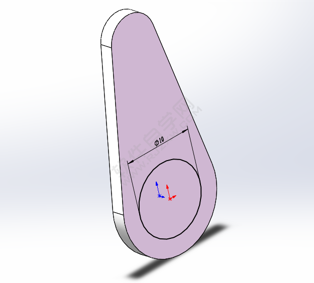 用solidworks畫(huà)驅(qū)動(dòng)桿的方法
