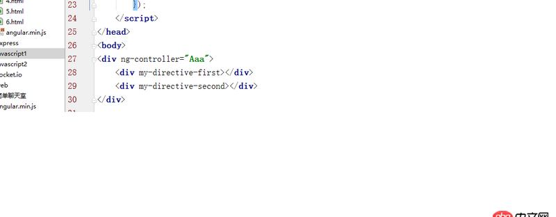 angular.js - angularjs中自定義指令scope的問題