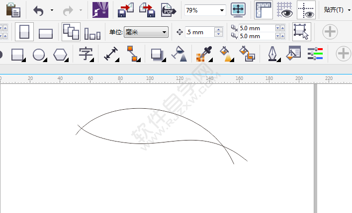 cdr智能填充修改顏色的方法