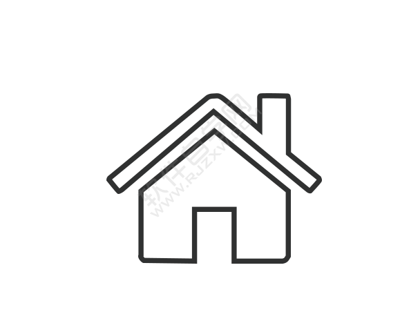 PS里面怎么畫房子home圖標