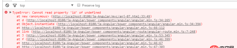 angular.js - angular TypeError: Cannot read property ’id’ of undefined？