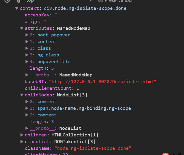 angular.js - angular的directive中link中element如何解決，is not a function？
