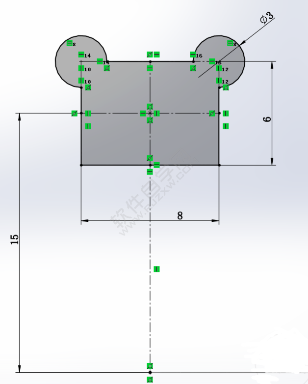 SolidWorks支撐的圓環的畫法