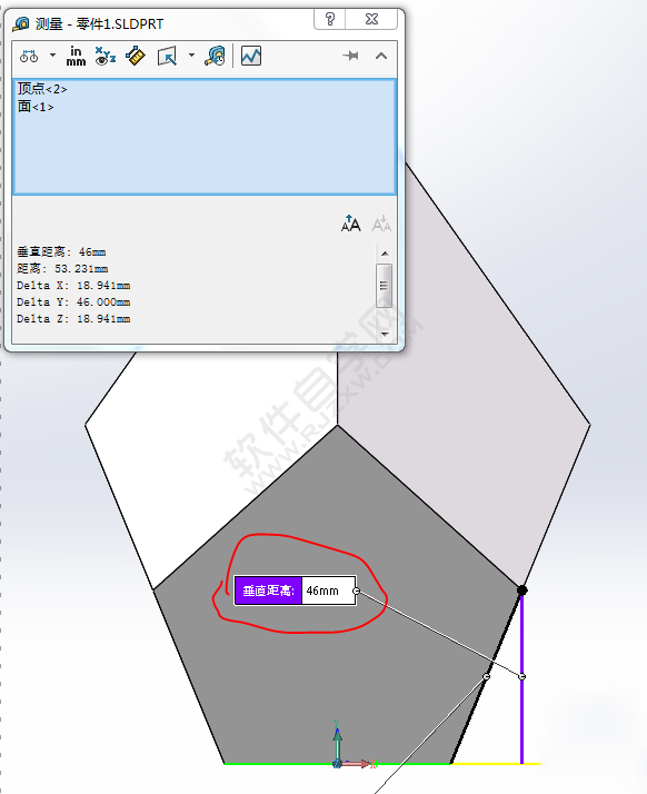 SolidWorks做一個簡單的拉伸、切除練習