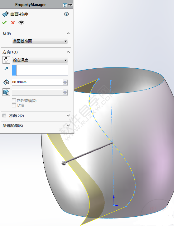 SolidWorks畫一個藝術瓶架