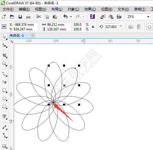 cdr怎么圍繞一個(gè)點(diǎn)旋轉(zhuǎn)復(fù)制