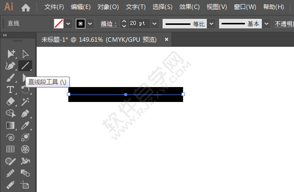 ai怎么把線段變圓角