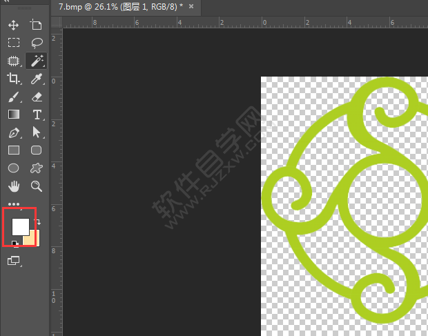 ps新建一個圖層使用白色填充