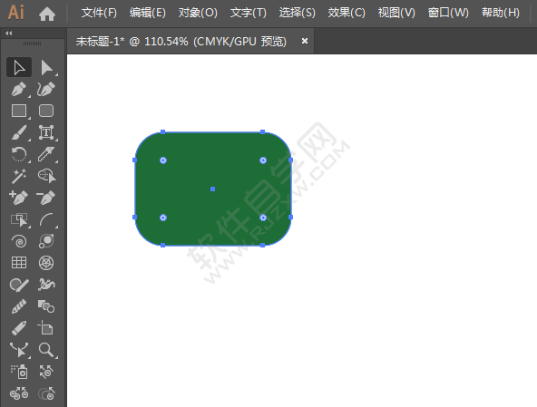 ai矩形圓角怎么調出來