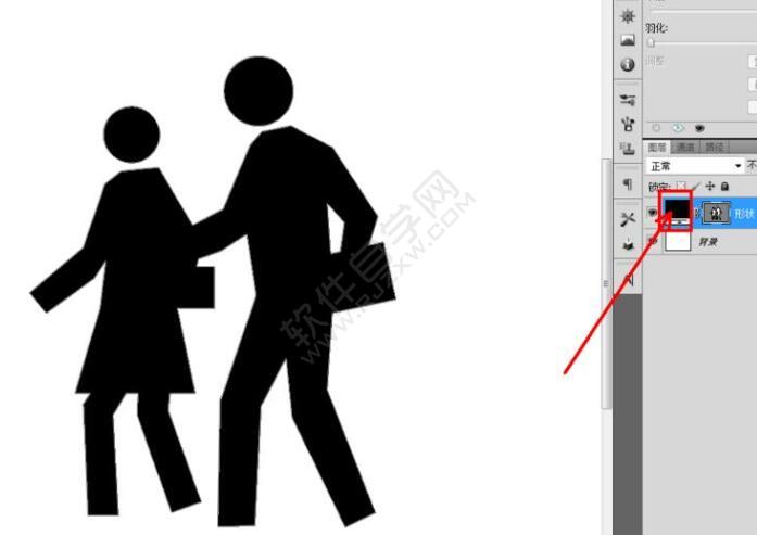 PS如何繪制一個學校路牌圖標