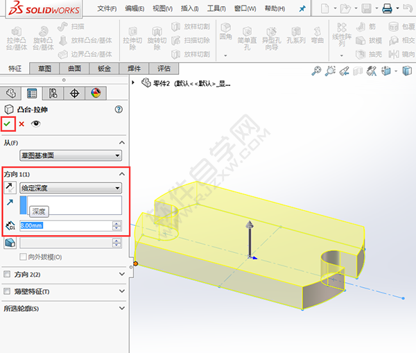 solidworks新手練習圖紙的繪制