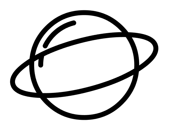 AI怎么繪制萌萌噠MBE風格的星球圖標