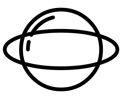 AI怎么繪制萌萌噠MBE風格的星球圖標