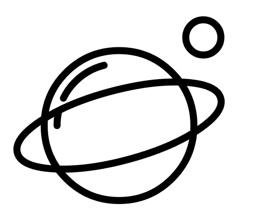 AI怎么繪制萌萌噠MBE風格的星球圖標