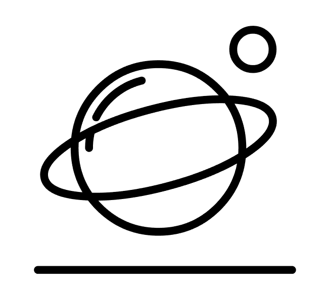 AI怎么繪制萌萌噠MBE風格的星球圖標