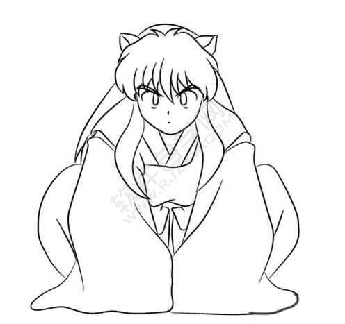 AI怎么將動畫人物變成線稿效果