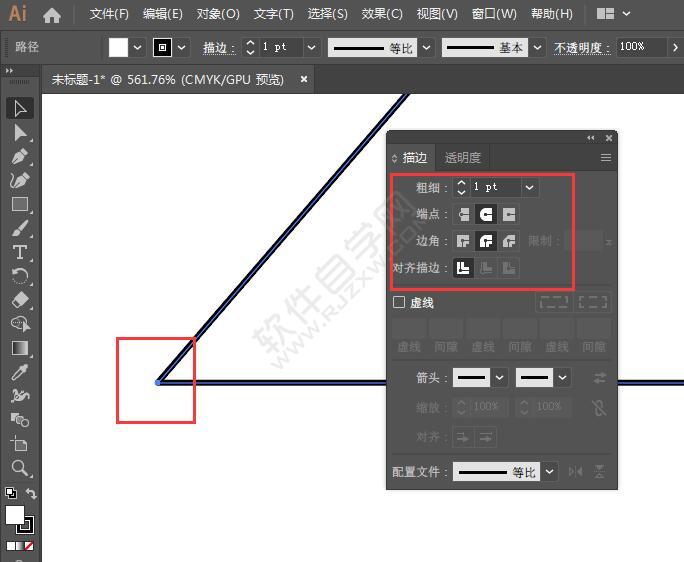用ai鋼筆畫直角怎么設(shè)置圓角