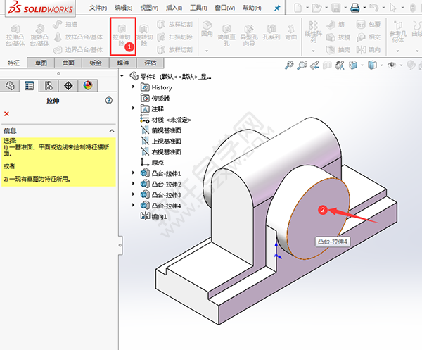solidworks對稱拉伸的重要性