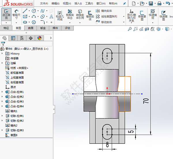 solidworks對稱拉伸的重要性