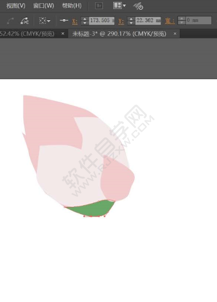 ai怎么設(shè)計(jì)豎屏的荷塘素材