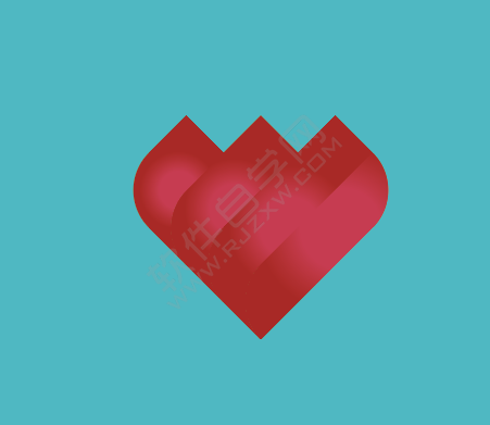 ai怎么設(shè)計折疊心形