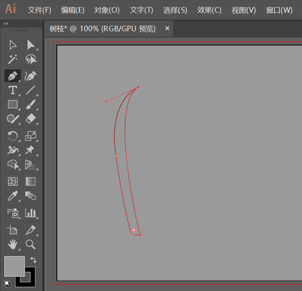 用AI如何畫樹枝