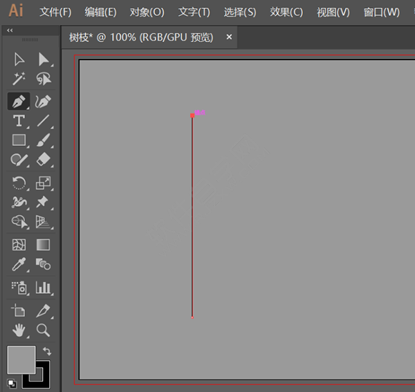 用AI如何畫樹枝