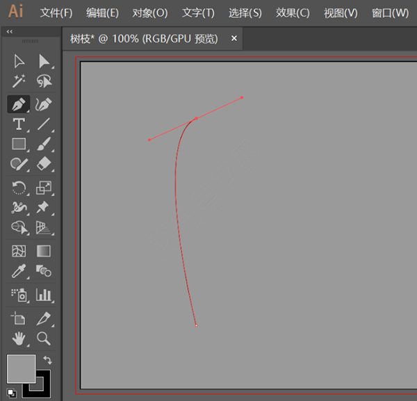 用AI如何畫樹枝