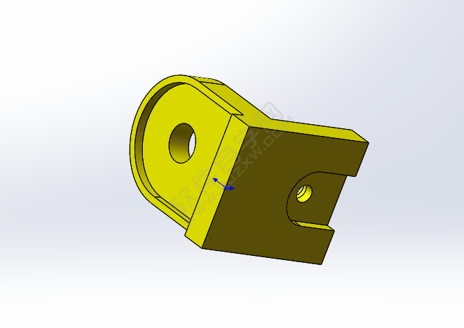 solidworks倒圓角拉伸繪制零件的方法