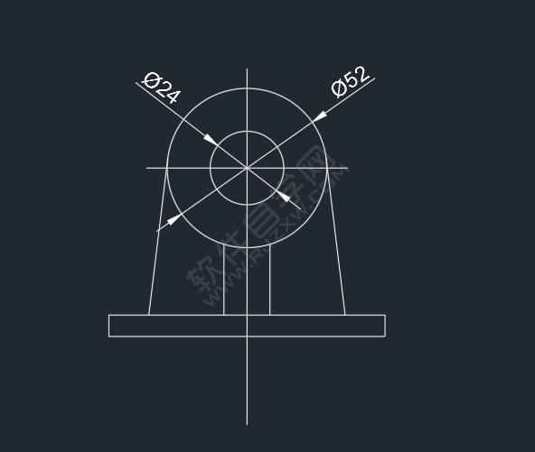 CAD二維練習(xí)題（04）繪制的方法