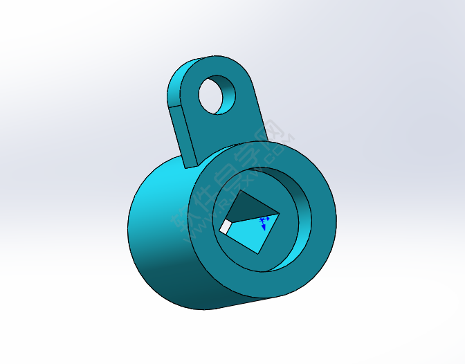 SolidWorks建模練習(xí)題-024