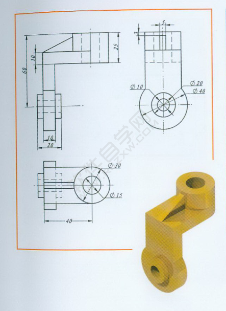 SolidWorks新手建模練習題-025