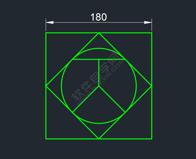 CAD二維練習(xí)題（02）繪制的方法