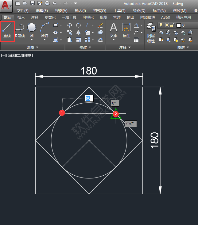 CAD二維練習(xí)題（02）繪制的方法