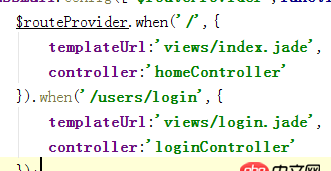 angular.js - jade模板引擎無法做單頁模式，請教怎么做。