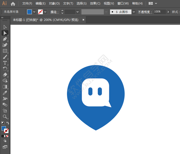 ai怎么設計陌陌LOGO