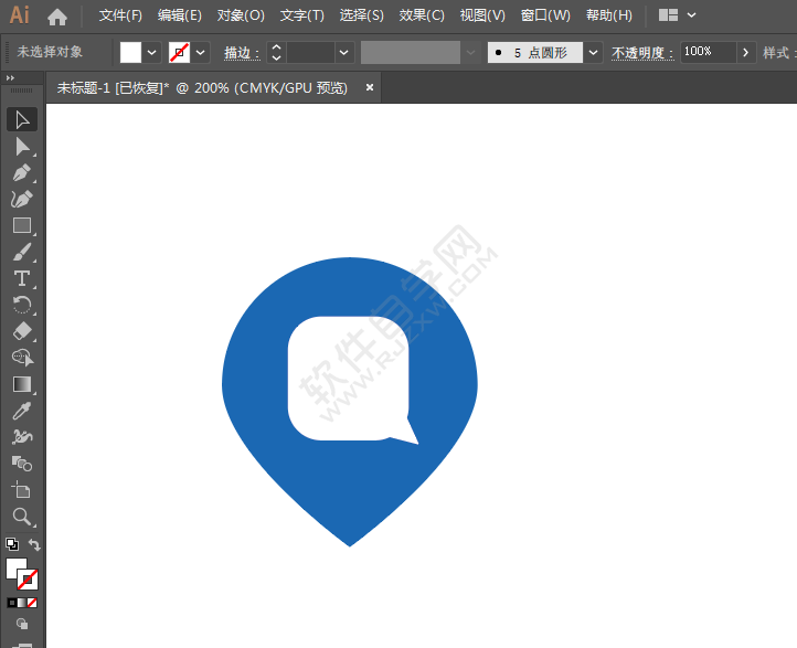 ai怎么設計陌陌LOGO