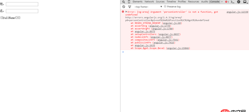 angular.js - Angular為什么我的版本換了下就不能用了呢？