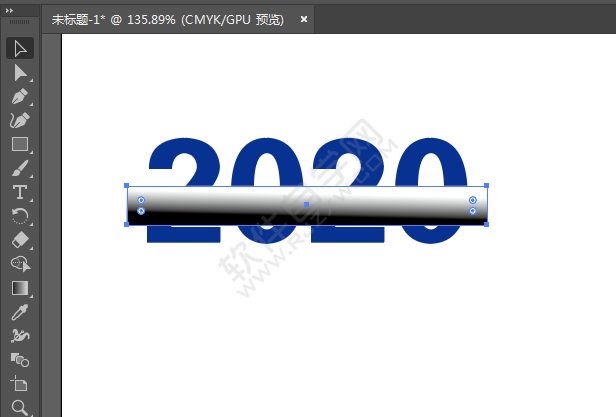 ai使用蒙版制作透明漸變