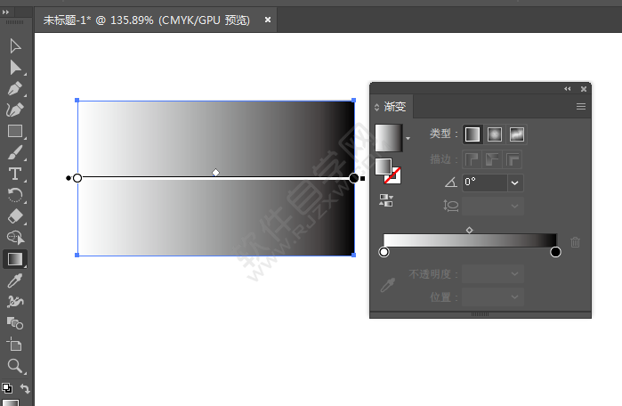 ai怎么做漸變透明的圖片