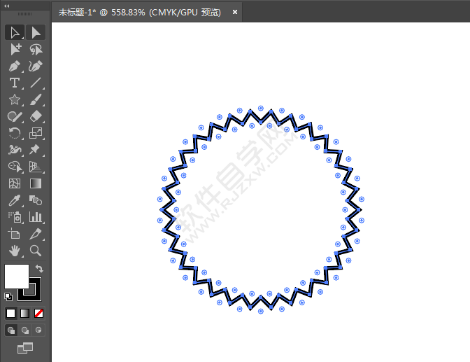 Ai怎么畫波浪形狀