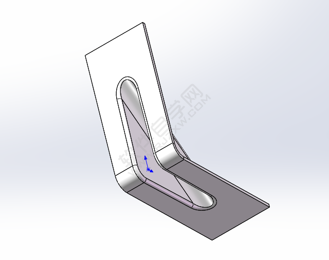 solidworks怎么給鈑金折角加撐板