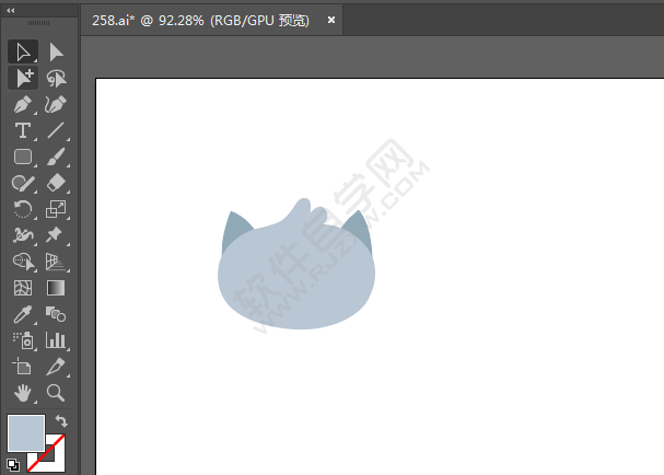 ai繪制小鳥的頭像